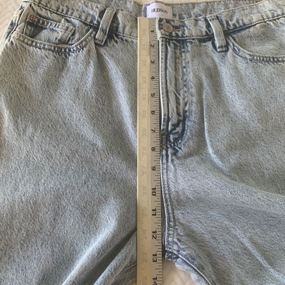 Hudson Women's Noa High Rise Straight Jeans Size 32 Light Wash Ankle NWT - Picture 12 of 15